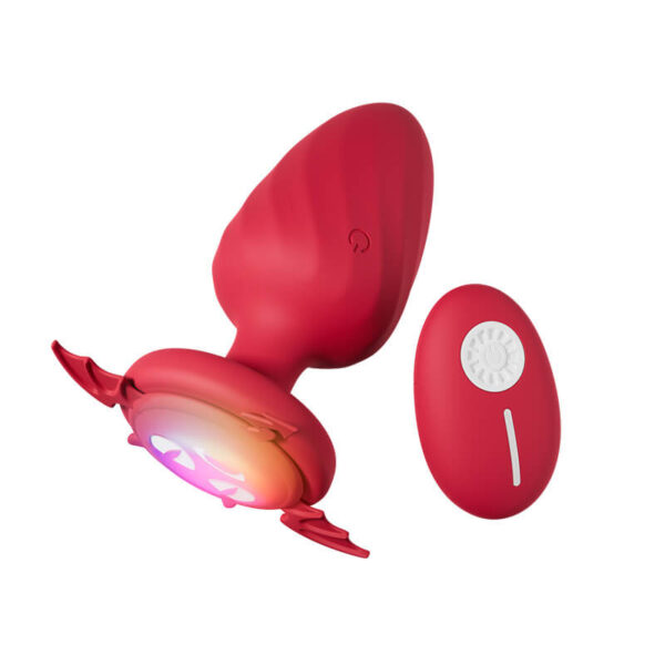 Demon remote vibration anal plug
